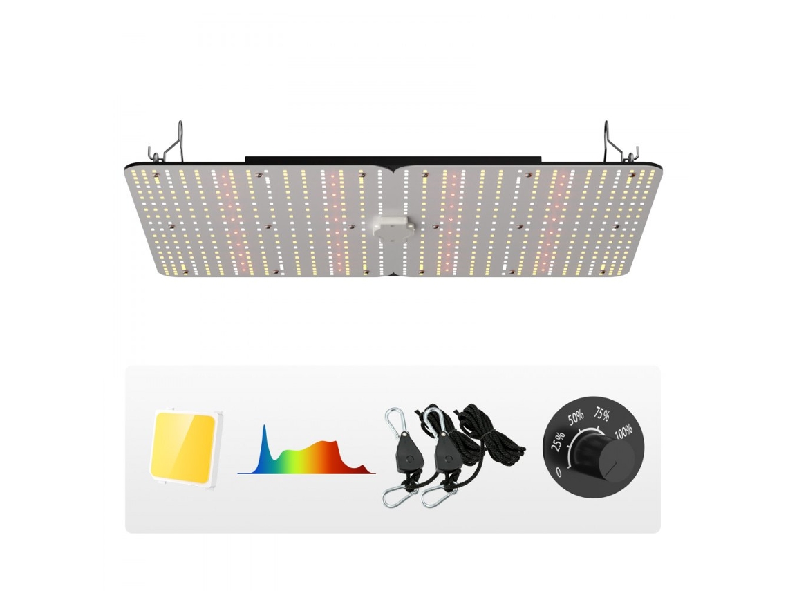 Lámpara LED de cultivo Samsung 281b regulable de 300 W con infrarrojos Tekmaquinas