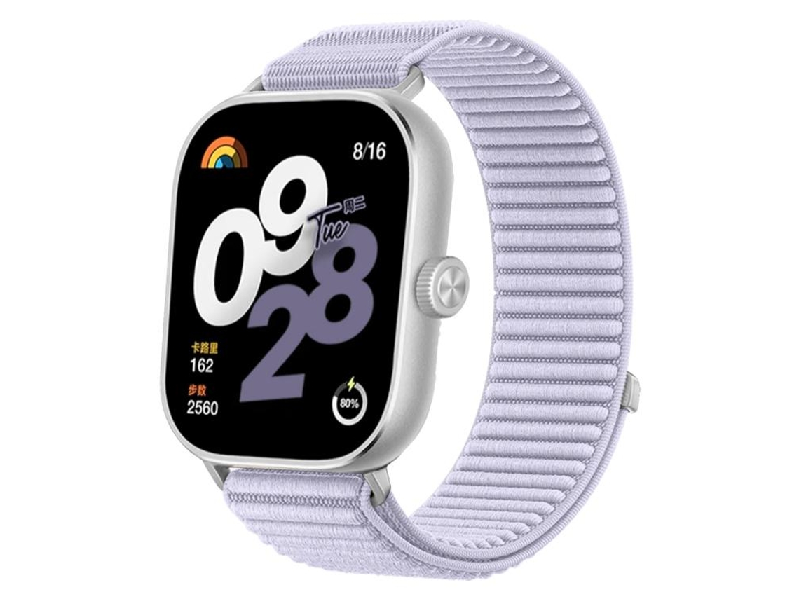 Pulseira Para Redmi Watch 6 / 5 / 4 - Nylon Trançado - Fecho De Velcro