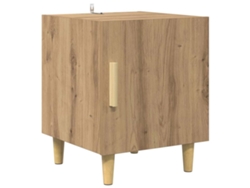 Maison Exclusive - Armario De Noche Roble Artesanal 40 X 40 X 50 Cm