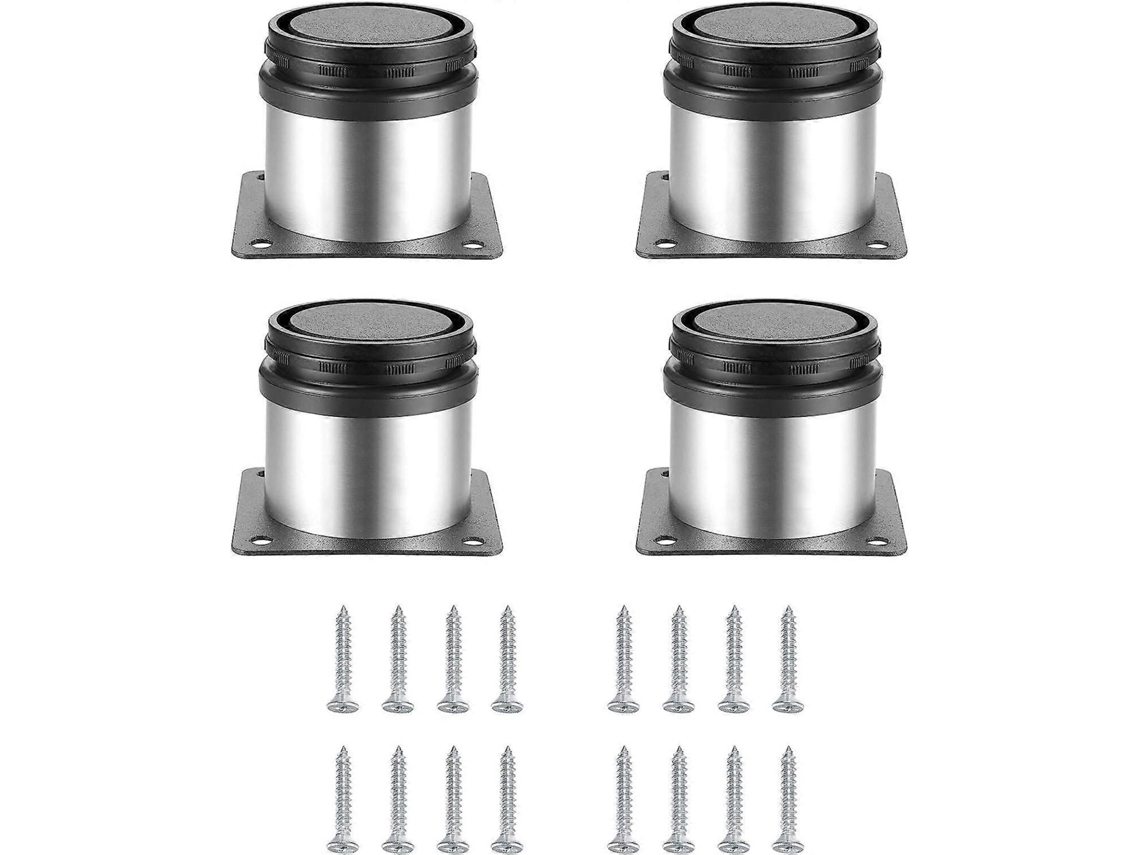 Patas De Mueble Ajustables En Altura, 4 Piezas De Acero Inoxidable Para Mesa, Armario, Sofá Y Más
