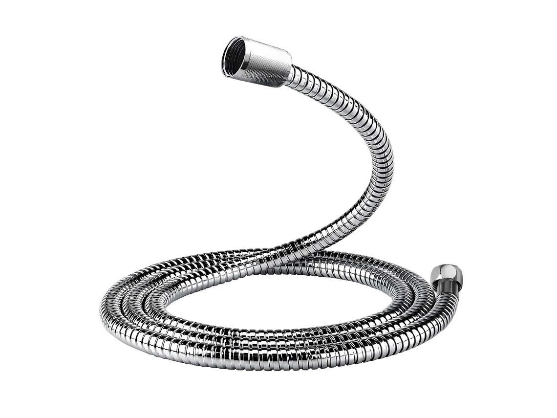 Flexo de ducha Avizar 1,8m para uso doméstico, fabricado en cobre y acero inoxidable, impermeable.
