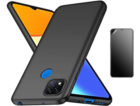 Kit Carcasa y Protector Xiaomi Redmi 9C Ultimatte Turtleshell Negro