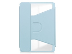 Capa Para Samsung Galaxy Tab S10 Fe Sm-x520/sm-x526b Com Ranhura Para Caneta Azul Celeste