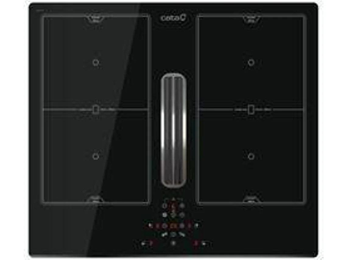 Placa de Indução com Exaustor CATA AS 600 (Elétrica - 59 cm - Preto)