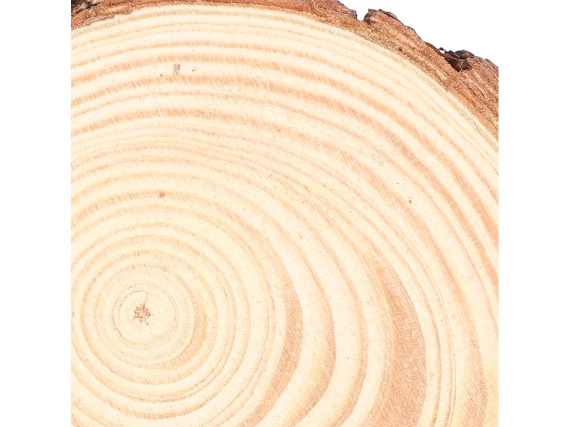 Rodajas Redondas De Madera De Pino Natural De 9-10 Cm Para Manualidades, Bodas Y Navidad.