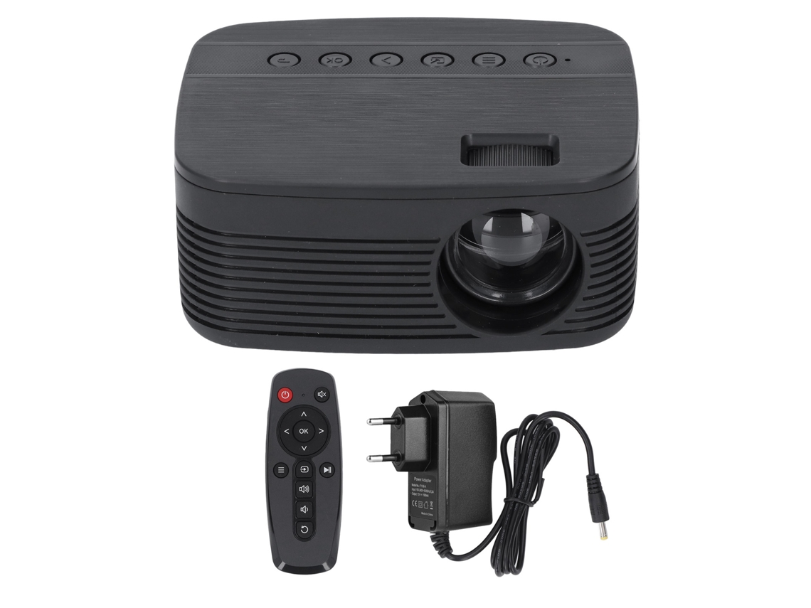 Proyector Portátil 1080p Con Duplicación Inalámbrica Para Ios Y Android, Cine En Casa, Led, Enchufe Europeo.