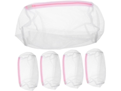 Poliéster Rosa 5 Bolsas De Lavandería Para