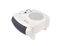 Calefactor Ventilador KLACK de Aire Caliente / Frío, Termoventilador, 2 Niveles Temperatura, Con Termostato 2000W Cuadrado