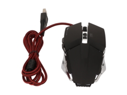 Ratón Para Juegos Con Diseño Ergonómico, 4 Niveles De Dpi Ajustables E Iluminación Rgb Con Efecto De Respiración Para Pc Y Portátil.