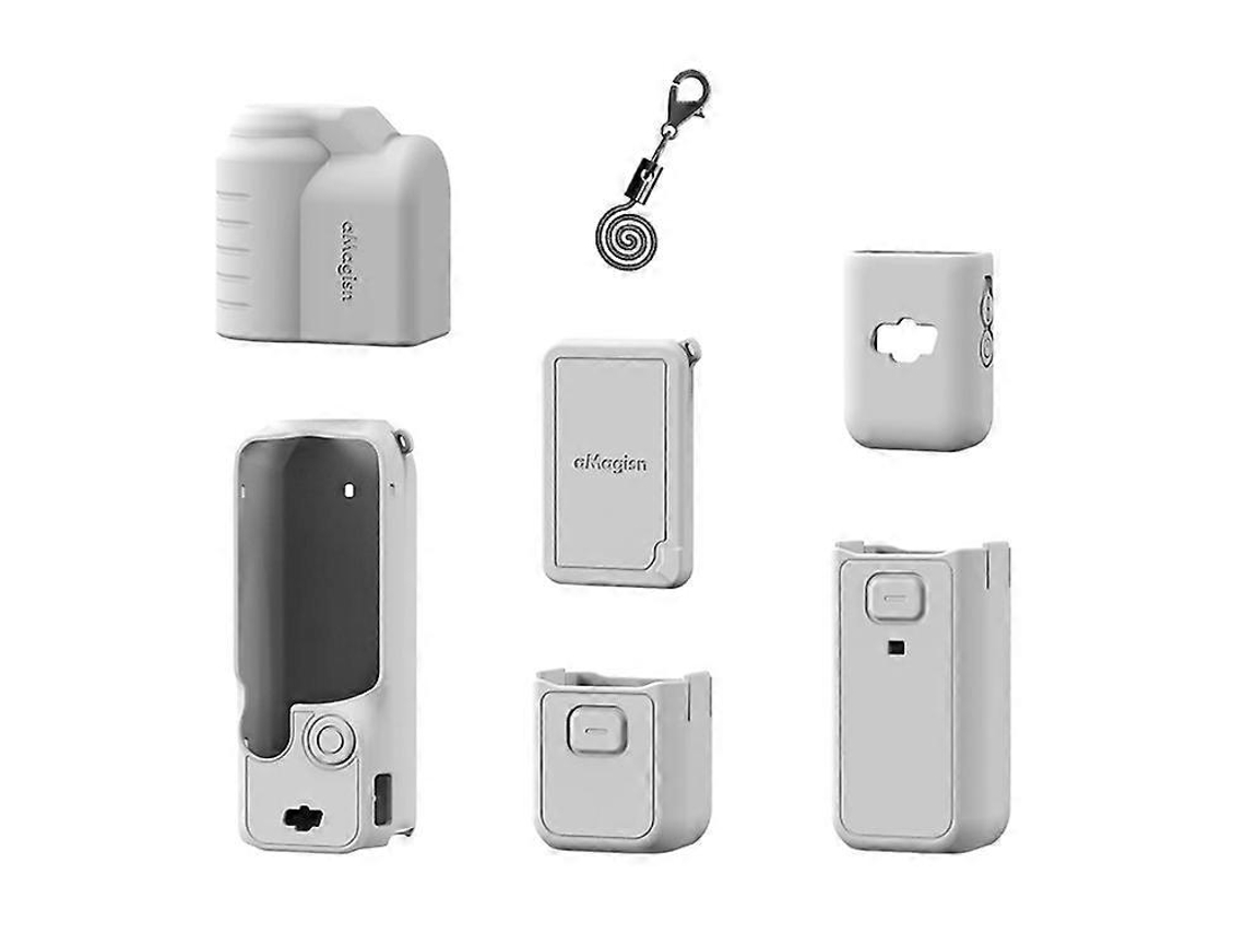 Estuche protector de silicona Amagisn compatible con el kit de accesorios para cámara de acción DJI Osmo Pocket 3