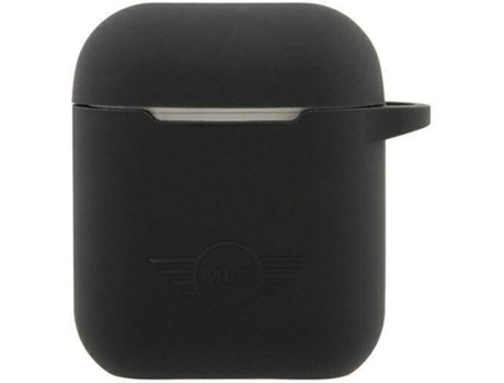 Carcasa Apple MINI Airpods Silicona Trasera Negro