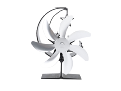 Ventilador de cuello USB recargable silencioso ajustable blanco