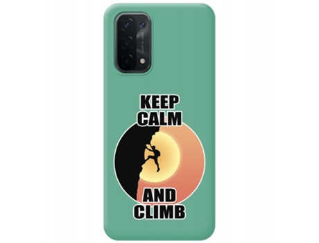 Carcasa Oppo A54 5G / A74 5G TUMUNDOSMARTPHONE Silicona Líquida Dibujos Verde