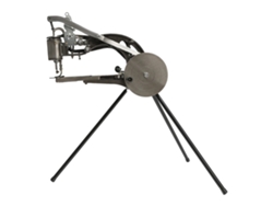 Máquina de coser cuero, construcción de hierro duradera, uso versátil, negra OEM