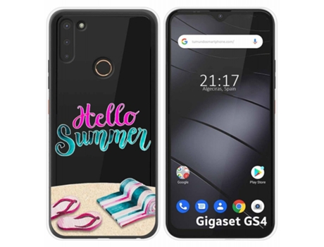 Carcasa Gigaset GS4 TUMUNDOSMARTPHONE Dibujos Transparente Multicolor