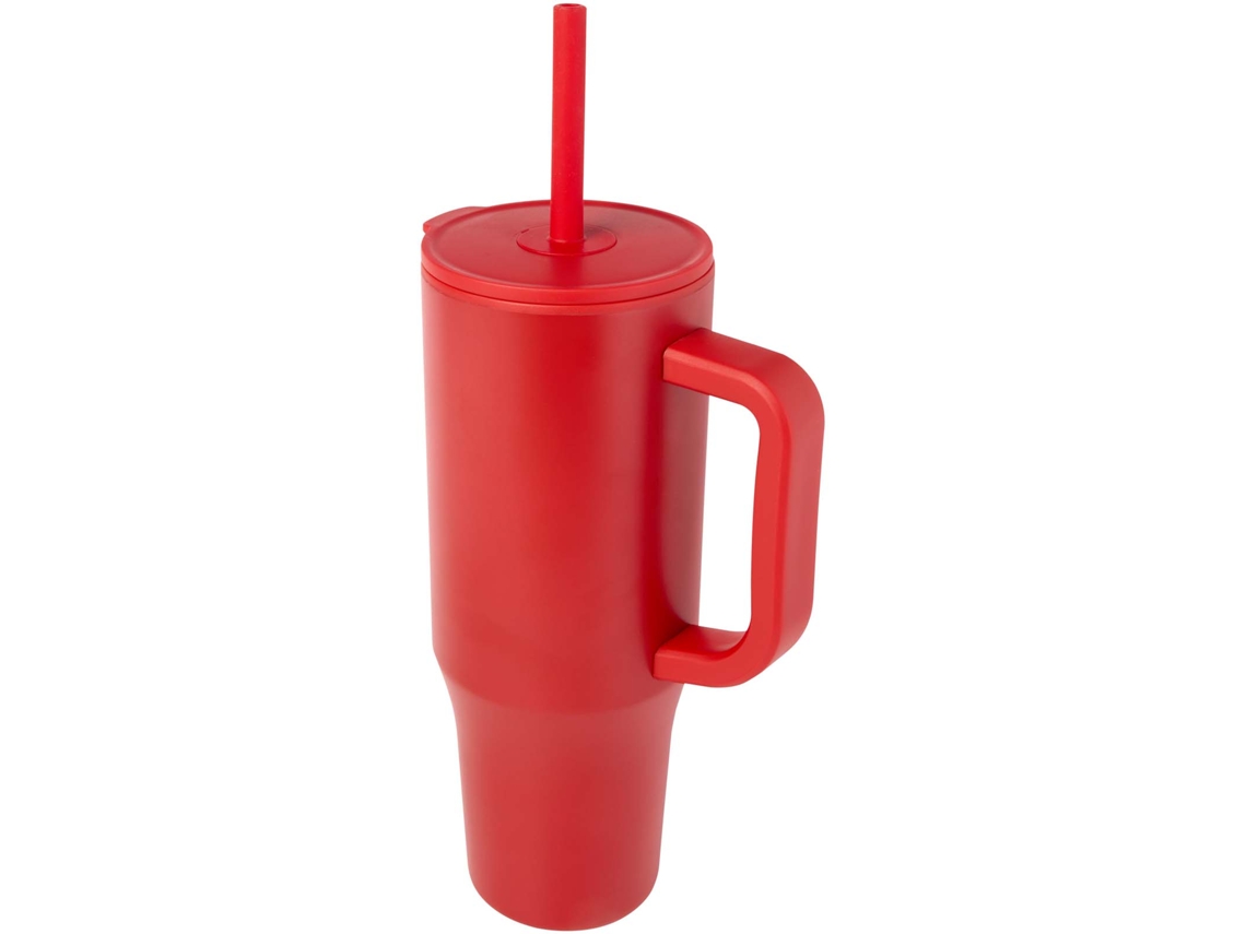 Vaso Con Aislamiento De 900 Ml Con Certificado Rcs Y Pajita De Silicona "brady"