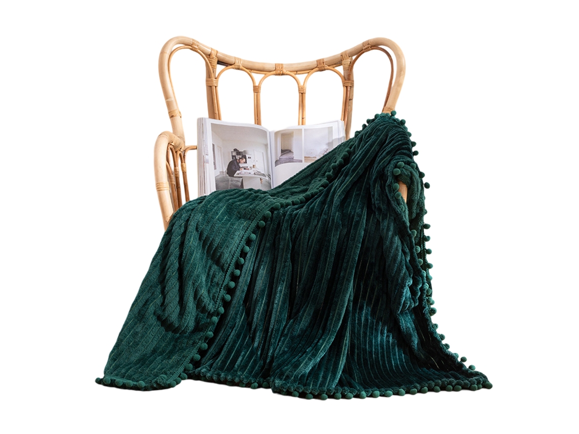 Manta De Felpa 50”×60”, Súper Suave Y Cómoda Para Sofá O Cama, De Microfibra Con Rayas 3d Ligera Para Adultos, Mujeres Y Niñas