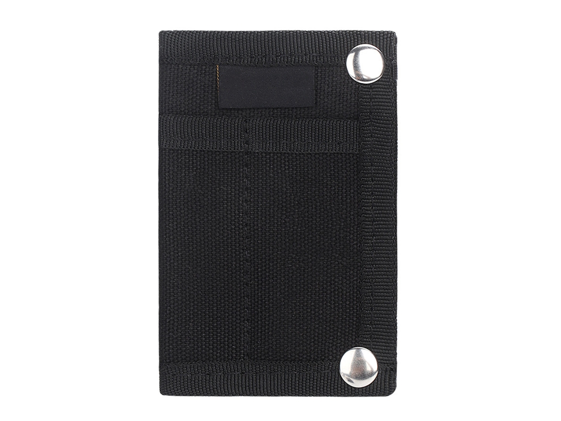2026-bolsa Edc Portátil Ligera Compacta Plegable Estuche De Tarjetas Para Portar Diariamente Negro