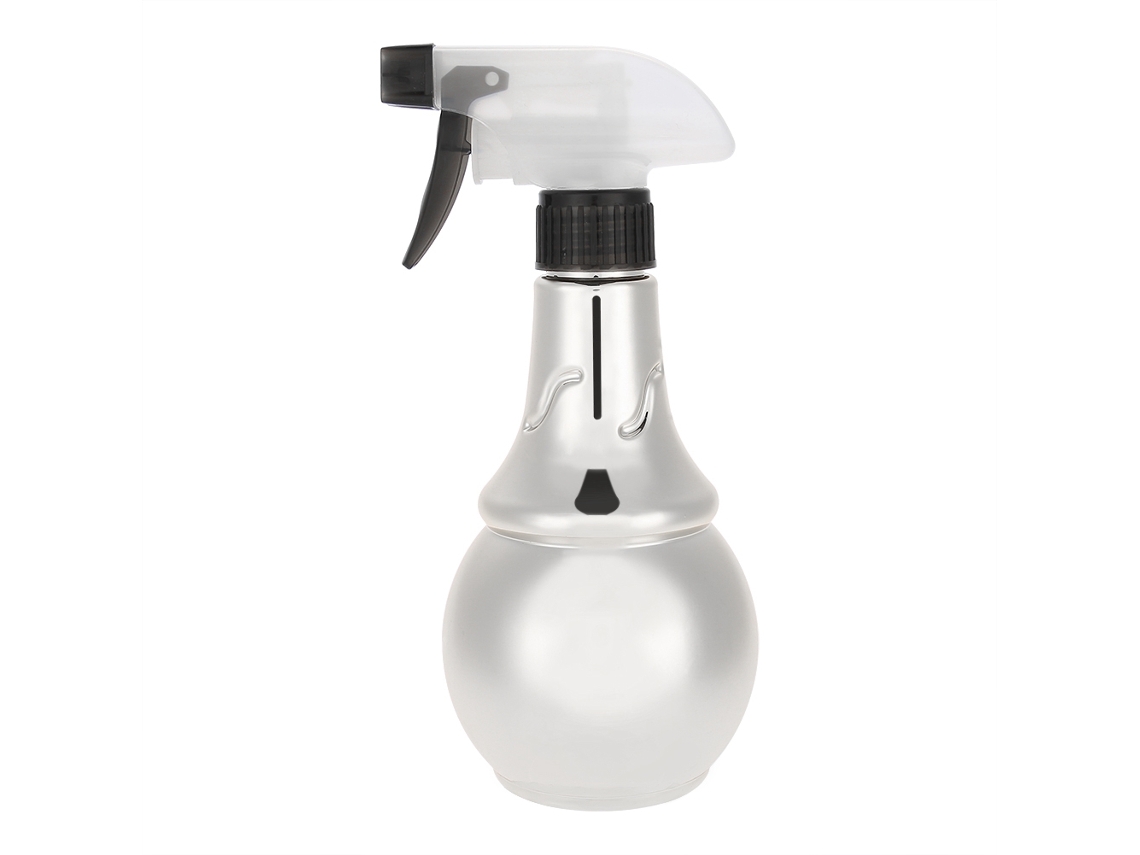 Frasco de spray recarregável 2026 para cabeleireiro e barbeiro, ferramenta de corte de cabelo, prata.