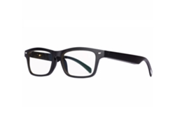 Gafas inteligentes Bluetooth 5.0 con micrófono con cancelación de ruido, resistentes al agua, para llamadas y música, color negro dorado claro