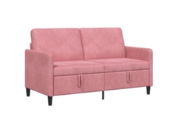 Sofá Con Almacenamiento Rosa 152 X 78 X 87 Cm Poliéster