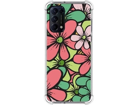 Carcasa Oppo Find X3 Lite 5G TUMUNDOSMARTPHONE Dibujos Antigolpes Flores 02 Multicolor