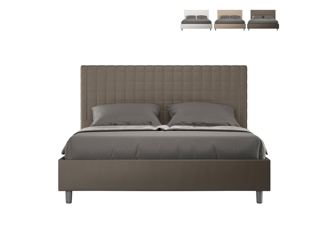 Cama doble contenedor 160x200 diseño moderno Sunny M1