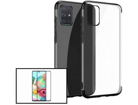 Kit Funda y Protector Samsung Galaxy A51 5G PHONECARE Negro