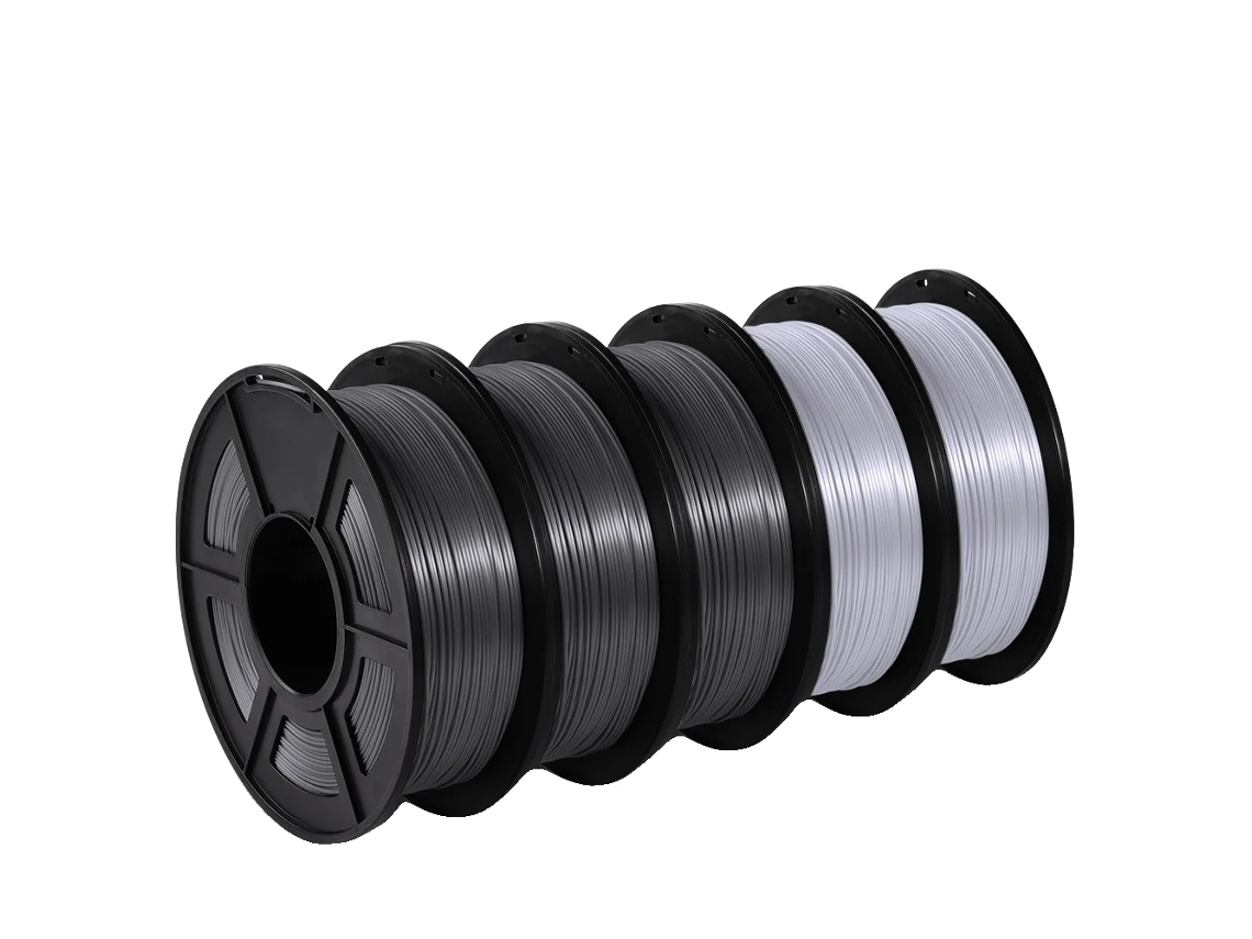 Filamento PLA para impresora 3D, acabado seda, 5 kg, Silk 2sv3bk OEM