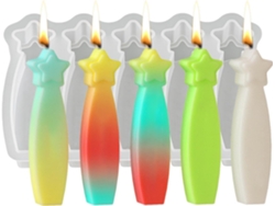Decoración Hogar Molde De Silicona Para Velas