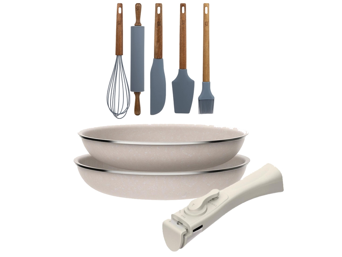 Sartenes Ø24ø28cm Inducción Clickcook Y Utensilios De Cocina