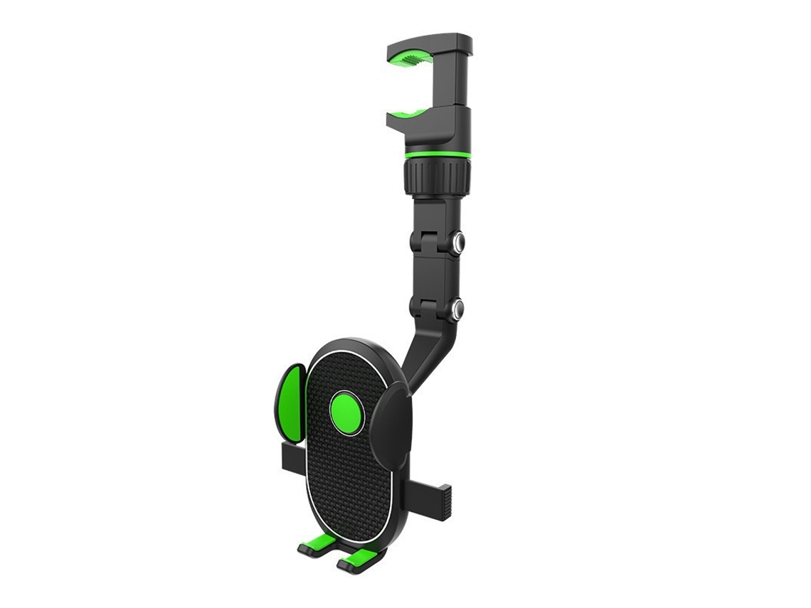 Soporte Universal Ajustable Eifson Para Celular En El Espejo Retrovisor Del Coche (verde)