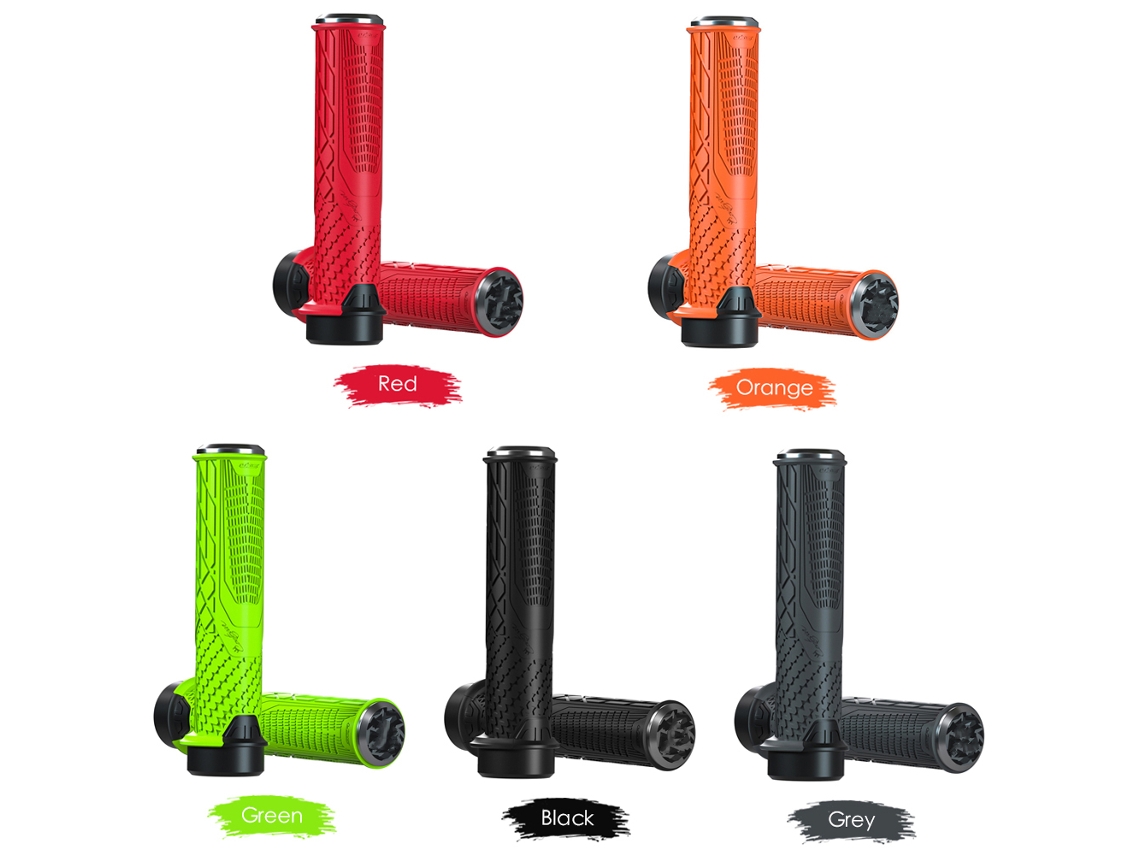 Puños Antideslizantes Y Suaves De 22,2 Mm Para Manillar De Bicicleta De Montaña (mtb) Con Sistema Antichoque.