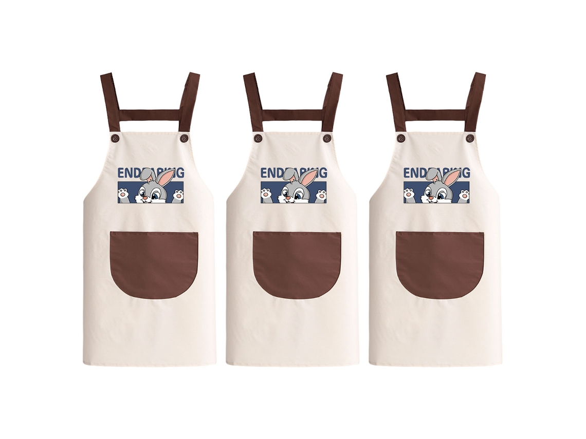 3 Piezas De Delantales De Cocina Impermeables En Pvc, Monos Profesionales Resistentes Al Aceite