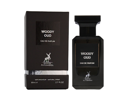 Perfume Unisex MAISON ALHAMBRA Woody Oud EDP 80 ml