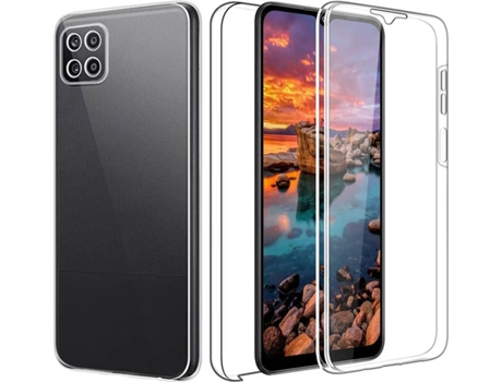 Funda Samsung A22 5G Fullbody Frente y Verso Transparente