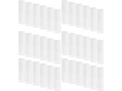 120 Portatarjetas Autoadhesivos De Plástico Transparente, Bolsillos Para Fichas, 75 X 32 Cm