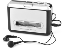 Cassette De Música 15 0 × 11 0 × 4 Usb A Pc Convertidor Switch Reproductor Mp3 Auriculares Cinta