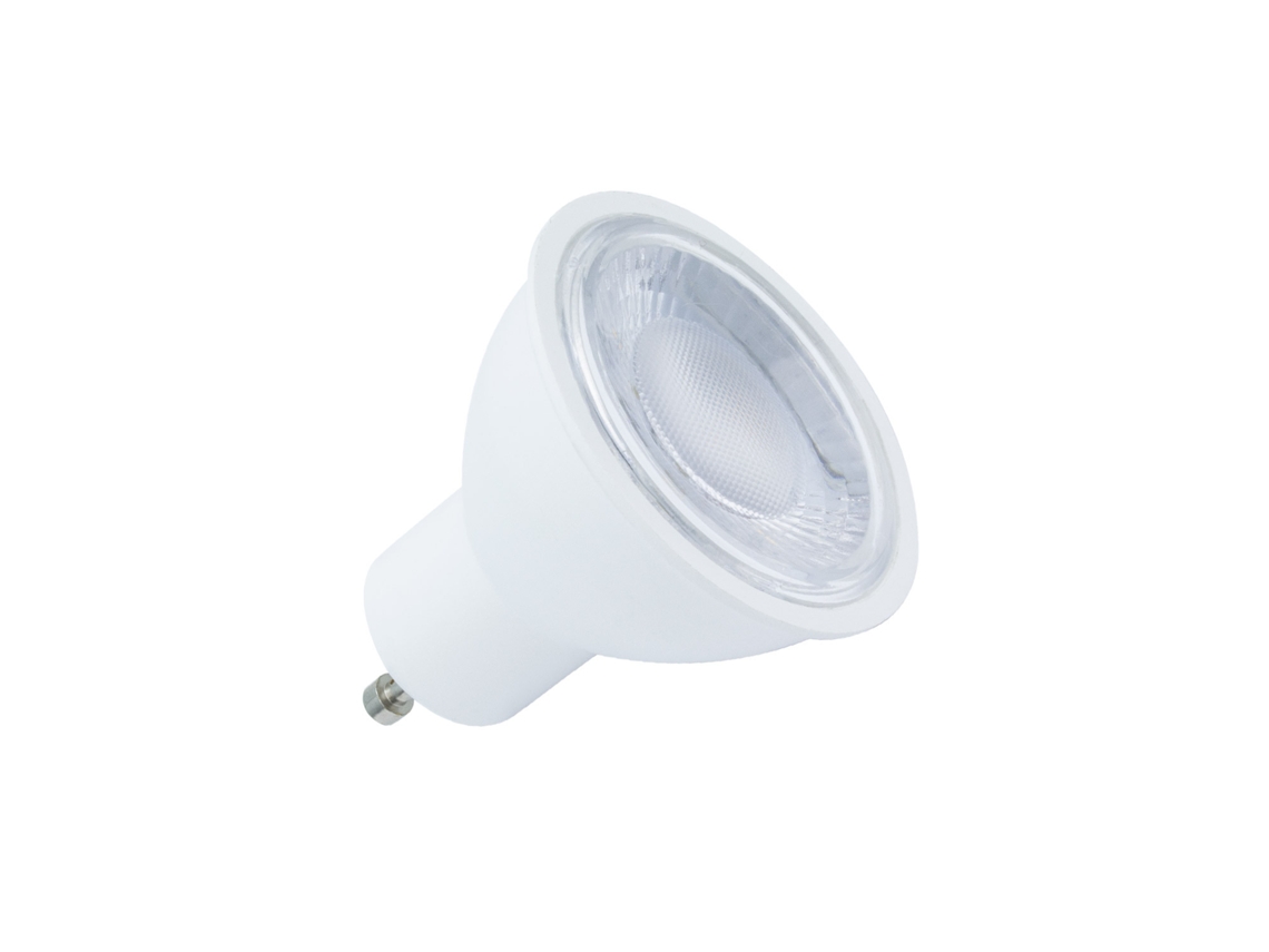 Bombilla LED GU10 7W Regulable 630 Lm S11 60º Sin Parpadeo 3000K Blanco Cálido Ledkia