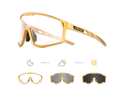 Gafas de ciclismo fotocromáticas unisex, lentes de polipropileno translúcido con protección UV400. Mdug (Estilo 16)