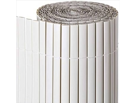 Cañizo PVC Doble Cara con Bridas Estera de PVC COMERCIAL CANDELA (Blanco-1.5 x 3 m)
