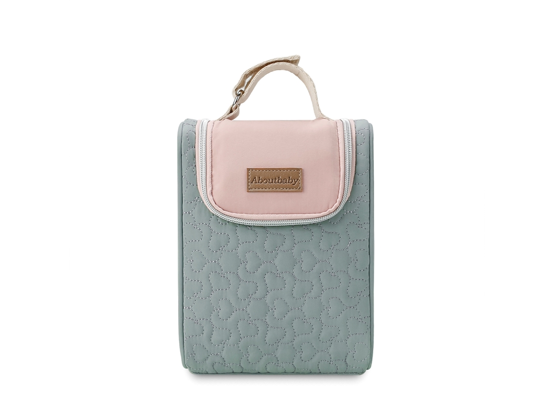 Bolsa impermeable para biberones, bolsa térmica para viajes al aire libre para mamá y bebé, lonchera térmica, bolsa para guardar biberones - Verde Yunzii