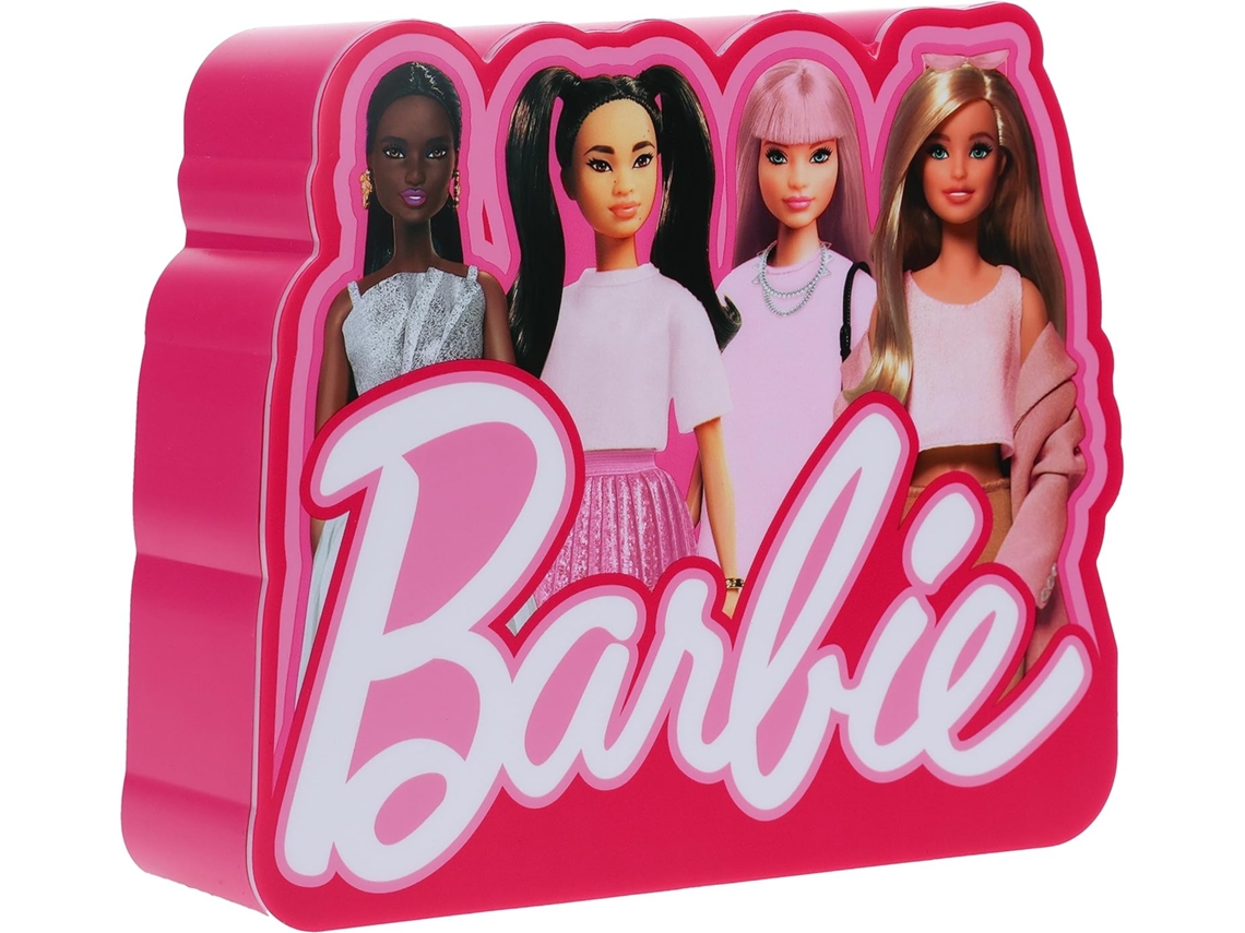 Lámpara de luz Barbie Box con varias Barbies