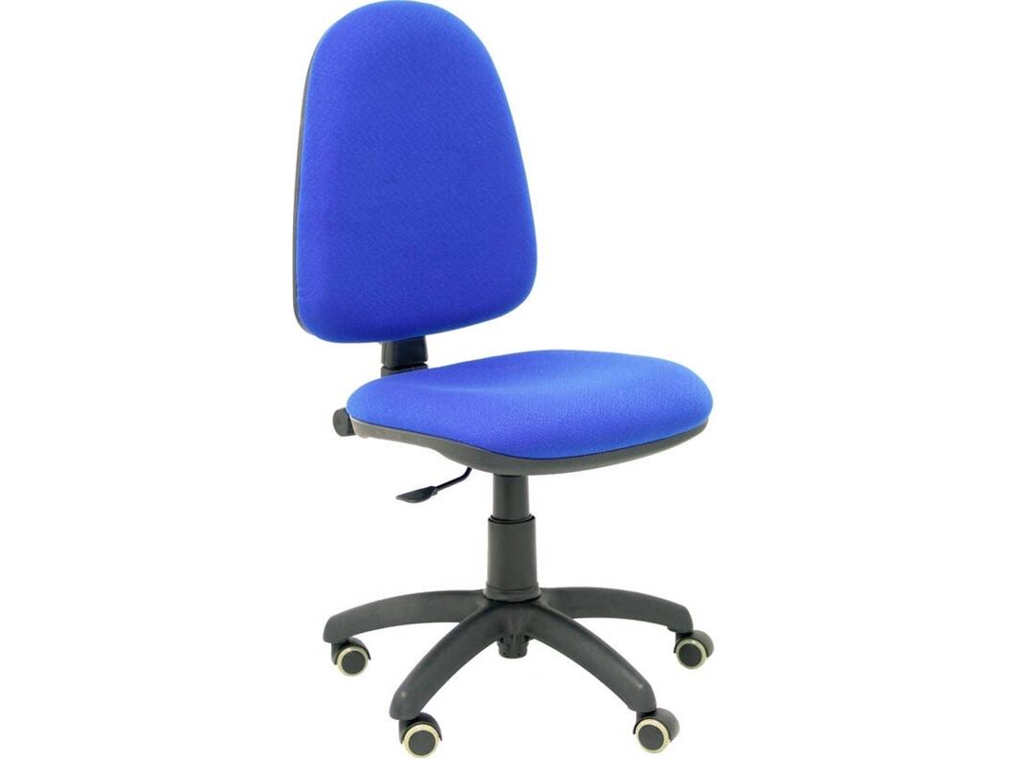 Silla de Escritorio Operativa PYC Ayna Azul RP con ruedas antiarañazos (Sin Brazos - Tejido)