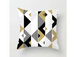 Serie Moderna y Sencilla Abstracta Funda de Almohada
