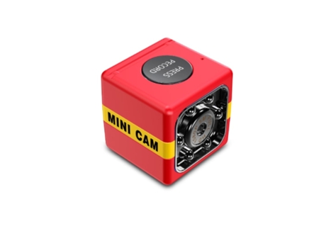 Mini Cámara Spy ENKERS 1080P HD Rojo (9128607416442)