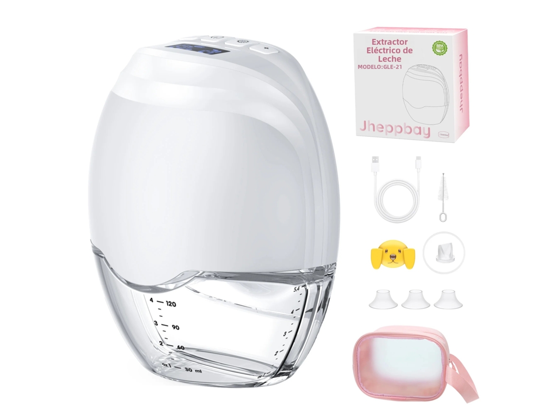 (blanco, 1 Pieza) Extractor De Leche Eléctrico Portátil Manos Libres, 3 Modos, 12 Velocidades De Viento, Diseño Silencioso.