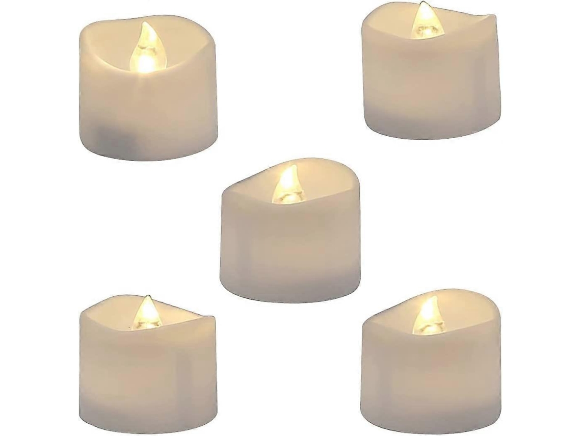 Omni-velas Led Sin Llama Operadas Por Batería, 12 Piezas, Seguro Para Niños Y Mascotas, Ideal Para Decoraciones Románticas Y Fiestas