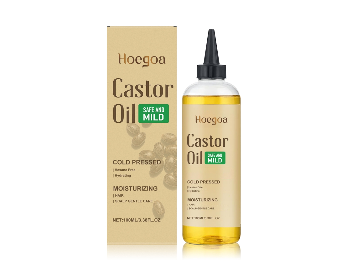 Aceite de ricino para el cuidado del cabello