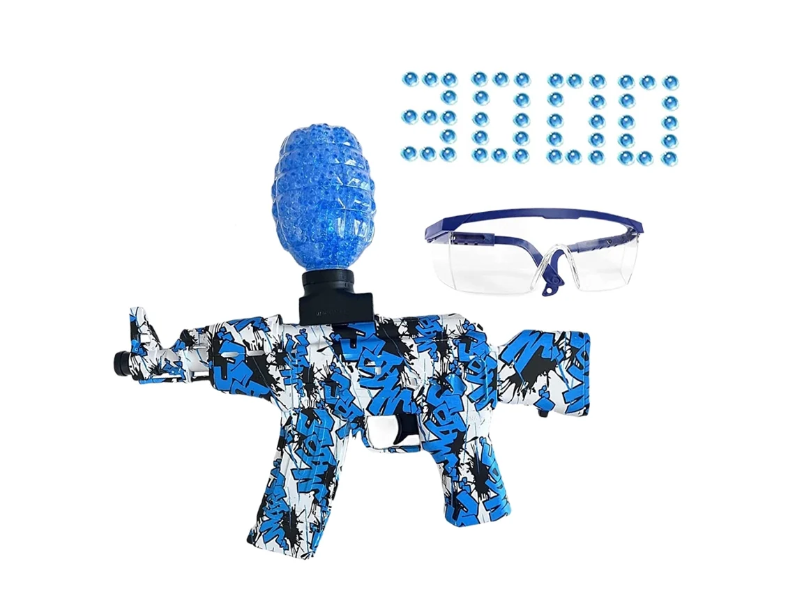 Pistola De Gel Eléctrica Con 3000 Bolas De Agua, Juego De Tiro Al Aire Libre, Regalo Para Niños Mayores De 12 Años.